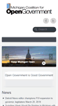 Mobile Screenshot of miopengov.org